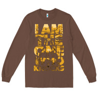 Chestnut i am the one who knocks Long Sleeve Tee - artisFamous