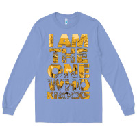 Colony Blue i am the one who knocks Long Sleeve Tee - artisFamous
