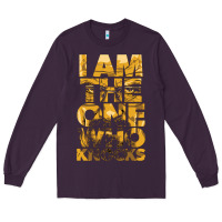 Plum i am the one who knocks Long Sleeve Tee - artisFamous