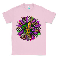 Bubblegum Pink mardi gras sunflower Classic Tee - OliviaCreatesArt