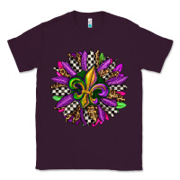 Plum mardi gras sunflower Classic Tee - OliviaCreatesArt