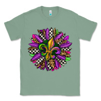Sage mardi gras sunflower Classic Tee - OliviaCreatesArt