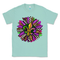 Seafoam mardi gras sunflower Classic Tee - OliviaCreatesArt
