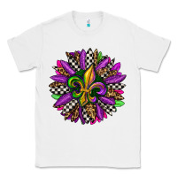 White mardi gras sunflower Classic Tee - OliviaCreatesArt