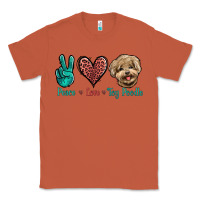 Copper Peace Love Toy Poodle Classic Tee - Jasminsmagicworld