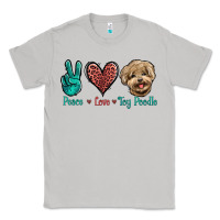 Moon Dust Peace Love Toy Poodle Classic Tee - Jasminsmagicworld