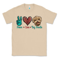 Mushroom Peace Love Toy Poodle Classic Tee - Jasminsmagicworld