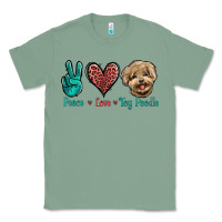 Sage Peace Love Toy Poodle Classic Tee - Jasminsmagicworld