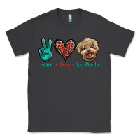 Smoke Peace Love Toy Poodle Classic Tee - Jasminsmagicworld
