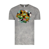 Cloud Rock Texas Map Sunflower Cactus Serape Vintage Tee - RanaPortraitStore