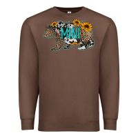 Chestnut baby bear mini sunflowers leopard cowhide mother's day Premium Sweatshirt - Jasminsmagicworld