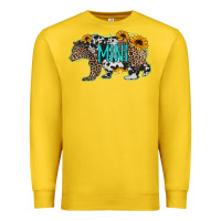 Lemon baby bear mini sunflowers leopard cowhide mother's day Premium Sweatshirt - Jasminsmagicworld