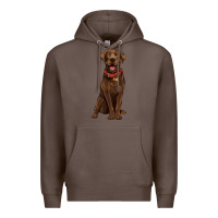 Coffee chocolate lab labrador retriever Premium Hoodie - Artiststas