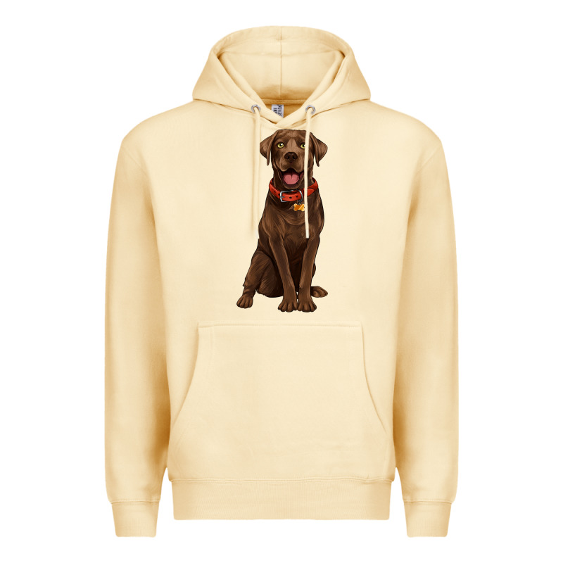 Chocolate Lab Labrador Retriever Premium Hoodie by Artiststas | Teevron