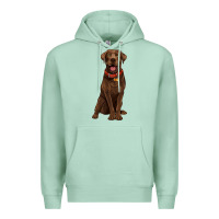 Seafoam chocolate lab labrador retriever Premium Hoodie - Artiststas
