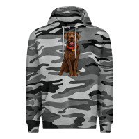 Slate Camo chocolate lab labrador retriever Premium Hoodie - Artiststas