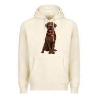 Tofu chocolate lab labrador retriever Premium Hoodie - Artiststas