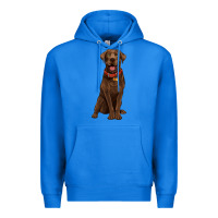 True Royal chocolate lab labrador retriever Premium Hoodie - Artiststas