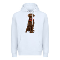 White chocolate lab labrador retriever Premium Hoodie - Artiststas