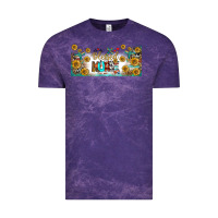 Cloud Purple blessed nurse libbey glass Vintage Tee - BundleAndBundleShop
