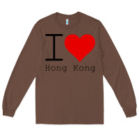 Chestnut i love hong kong Long Sleeve Tee - artisFamous