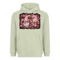 Matcha valentines day gnomes couple Heavyweight Hoodie - Jasminsmagicworld