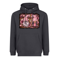 Smoke valentines day gnomes couple Heavyweight Hoodie - Jasminsmagicworld