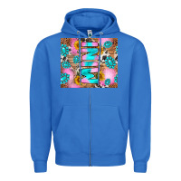 True Royal western mini Zipper Hoodie - RanaPortraitStore