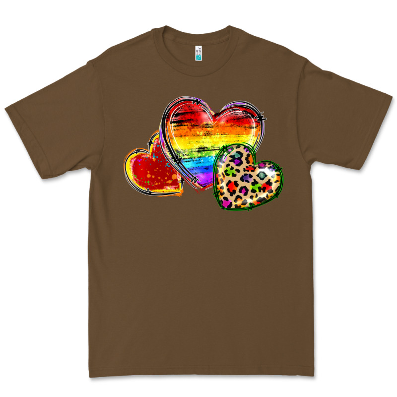 Pride Hearts Premium Tee by FaDigitalArtStudio | Teevron