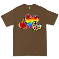 Cacao Pride hearts Premium Tee - FaDigitalArtStudio
