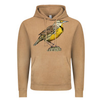 Vintage Camel Western Meadowlark Vintage Hoodie - LillyAllenDesigns