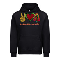 Black Peace Love Lupita Urban Hoodie - Jasminsmagicworld