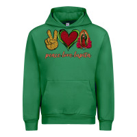Emerald Peace Love Lupita Urban Hoodie - Jasminsmagicworld