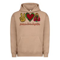 Pigment Burro Peace Love Lupita Urban Hoodie - Jasminsmagicworld