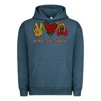 Pigment Midnight Navy Peace Love Lupita Urban Hoodie - Jasminsmagicworld
