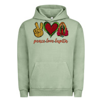 Pigment Oil Green Peace Love Lupita Urban Hoodie - Jasminsmagicworld