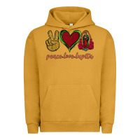 Pigment Peanut Butter Peace Love Lupita Urban Hoodie - Jasminsmagicworld