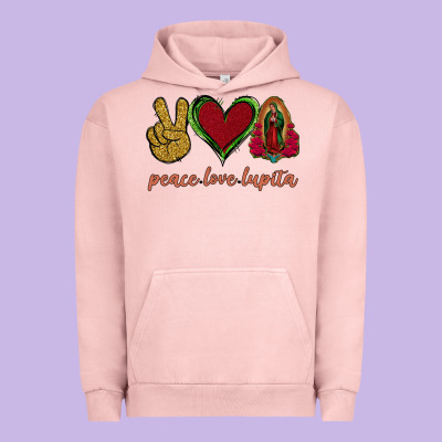 Peace Love Lupita Urban Hoodie Designed By Jasminsmagicworld