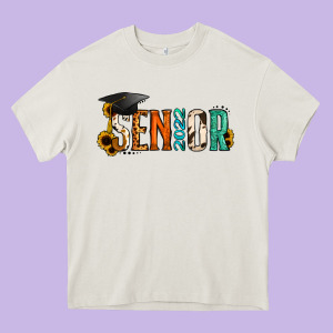 Senior 2022 Heavy Core Tee Designed By Jasminsmagicworld
