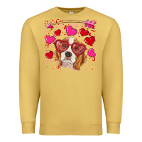 Valentines Day  Beagle Premium Sweatshirt | Teevron
