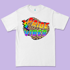 Pride Vibes Premium Tee Designed By Fadigitalartstudio