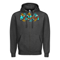 Charcoal Heather western mama Zipper Hoodie - RanaPortraitStore