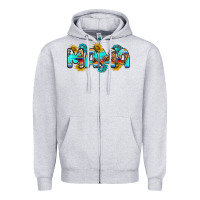 Heather Grey western mama Zipper Hoodie - RanaPortraitStore