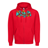 Red western mama Zipper Hoodie - RanaPortraitStore