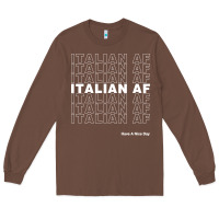 Chestnut italian af Long Sleeve Tee - artisFamous