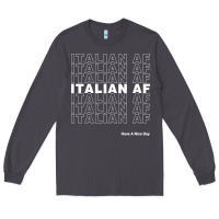 Smoke italian af Long Sleeve Tee - artisFamous