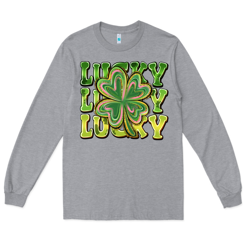 Lucky Clover Long Sleeve Tee by CowhideDigitalArt | Teevron
