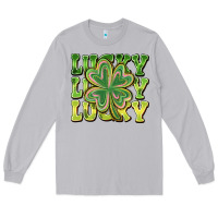 Moon Dust Lucky Clover Long Sleeve Tee - CowhideDigitalArt