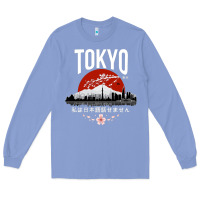 Colony Blue tokyo Long Sleeve Tee - artisFamous