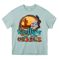 Arona something in the orange olivia Heavy Core Tee - OliviaCreatesArt